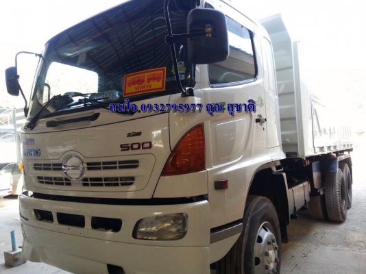 ขายรถสิบล้อ HIno MEGa FM 320 แรง ปี 49ดั้มสามมิตรขึ้นใหม่ มีระบบลากพ่วง รถสวยพร้อมใช้งาน