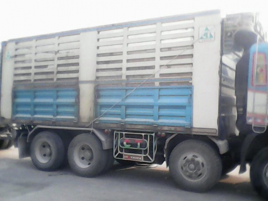 ขายรถสิบล้อ hino FM1A  344 ปี 52 คอกเกษตรดั้มเหล็ก อู่CT TRUCK รถเดิมๆราคาต่อรอง