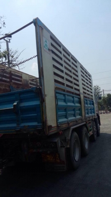 ขายรถสิบล้อ hino FM1A  344 ปี 52 คอกเกษตรดั้มเหล็ก อู่CT TRUCK รถเดิมๆราคาต่อรอง