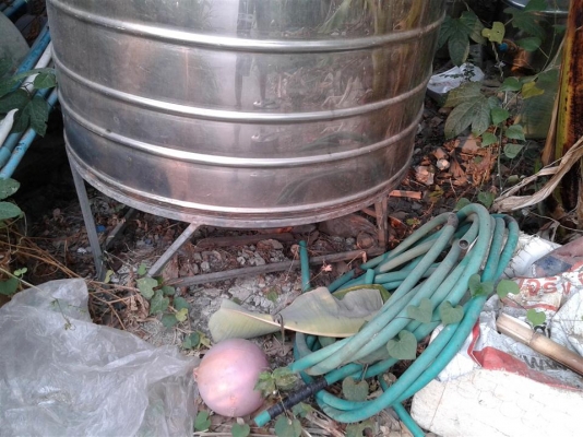 แท้งค์น้ำ สแตนเลส 650  ลิตร ตรา TP