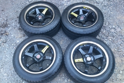 ขายแม็กTE37 4รู100 ขอบ15 ออฟ25 กว้าง8นิ้ว 4 วง พร้อมยางNITTO MADE IN JAPAN 195/55R15 ยางสัปดาห์ที่05ปี13 สวยๆจำนวน 1 ชุด ขายแม็กTE37 4รู100 ขอบ15 ออฟ25 กว้าง8นิ้ว 4 วง พร้อมยางNITTO MADE IN JAPAN 195/55R15 ยางสัปดาห์ที่05ปี13 สวยๆจำนวน 1 ชุด