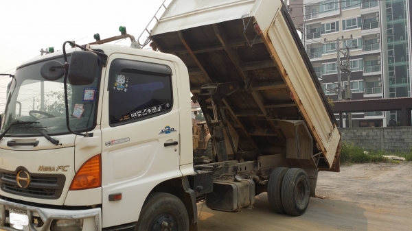 ขายด่วน รถดรั้มหกล้อHINO MEGA FC4JEP 150แรง