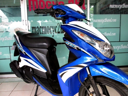 MIO 125 i MX ตัวท๊อป ล้อแมกซ์ สี นํ้าเงินขาว รถเดือน ตุลาคม ปี 56 ไมล์ 8 พันโล  แถม 2 รายการ 27900