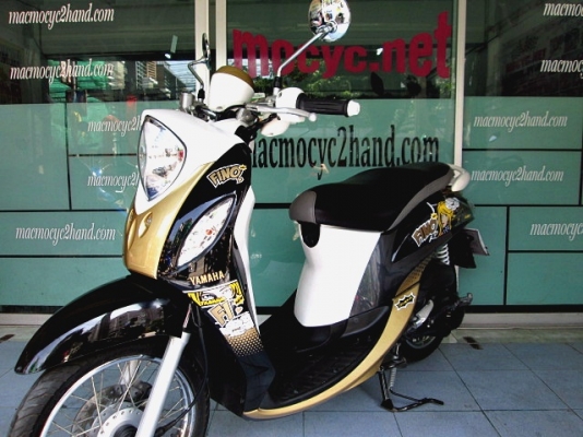 Fino i สีดำน้าตาล ลายแฟร์ชั่น รถเดือน ส.ค. ปี 56  ไมล์ 5 พันโล แถม 2 รายการ 25900