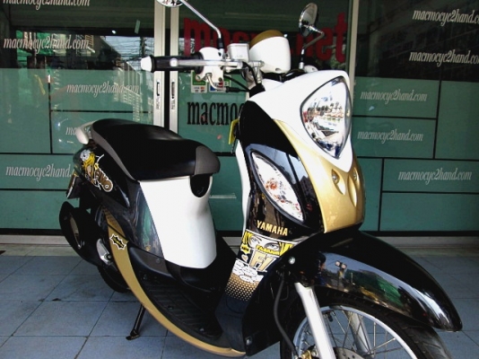 Fino i สีดำน้าตาล ลายแฟร์ชั่น รถเดือน ส.ค. ปี 56  ไมล์ 5 พันโล แถม 2 รายการ 25900