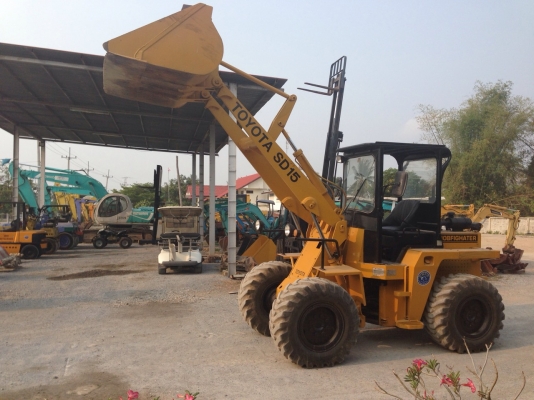 ขายรถตัก Toyota SDT15 เก่าญี่ปุ่น เทียบเท่า 507 ติดต่อ 090-986-2521 อ๊อบ