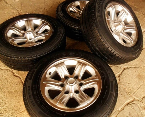 แม็กกระบะขอบ15_6รู139ญี่ปุ่นแท้(ยาชิโยดะ)พร้อมยาง มิชลิน205-70-R15(4ล้อ 5,900บ.) แม็กกระบะขอบ15_6รู139ญี่ปุ่นแท้(ยาชิโยดะ)พร้อมยาง มิชลิน205-70-R15(4ล้อ 5,900บ.)