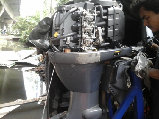 yamaha 50hp fourstroke เก่าญี่ปุ่น