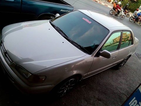 Toyota  corola 1996  สีบรอร์นเทา  เครื่อง 1500  cc หัวฉีด  ติดแก๊สเอ็นเนอร์จี้หัวฉีด ราคา 89000  บาท มีประกัน 3 +
