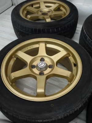 ขายแม็ก te37 ขอบ 16 พร้อมยาง