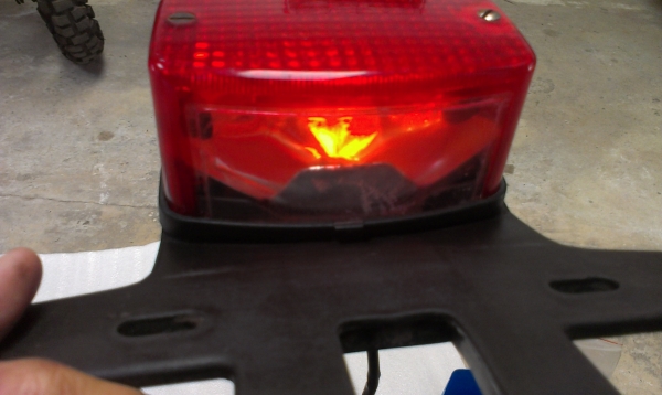 ขาจับและไฟท้ายแท้ MTX125