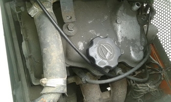 ขาย รถดูดฝุ่น  กวาดขยะ ทำความสะอาด  เครื่องเบนชิน 2 สูบ toyotaพร้อมใช้งาน