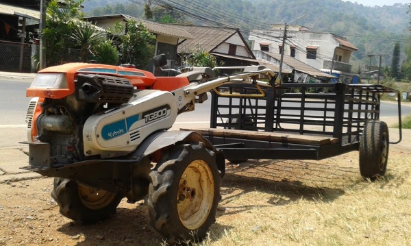 คูโบต้าทีจี800 พร้อมพ่วงลาก 8เกียร์ เดินหน้า6ถอยหลัง