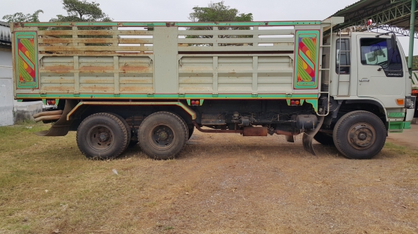 ขายรถ 10 ล้อ 2 เพลา กระบะเหล็กดั้ม อู่.เสรีชัย HINO FM3MNLD ปี.39 ไฟฟ้า มีระบบลาก รถสวย ราคา.1200000 สนใจรีบจองด่วน