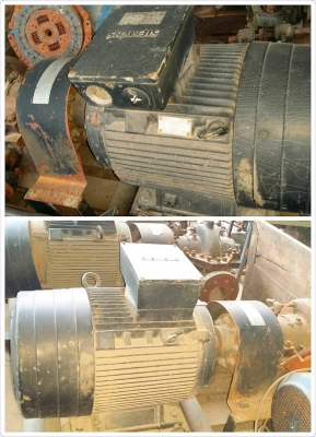 มอเตอร์พร้อมปั๊มน้ำ ยี่ห้อ siemens