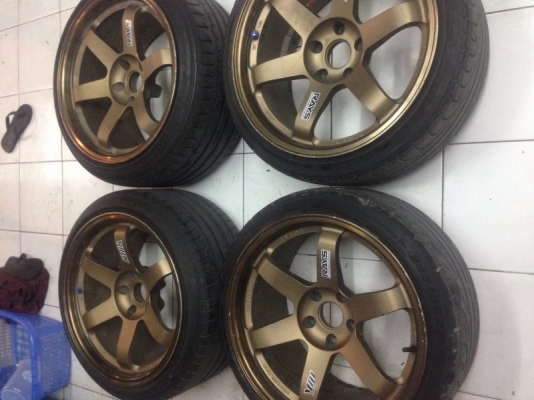 ขาย te 37 ขอบ18 งานเหมือนแท้+ยาง 16,000