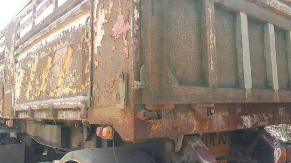 ขายหางพ่วงดั้มสามมิตร 2เพลา 2หาง ตามสภาพ