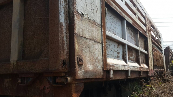 ขายหางพ่วงดั้มสามมิตร 2เพลา 2หาง ตามสภาพ