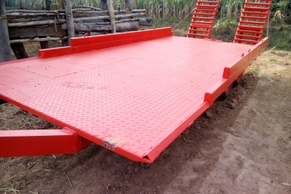 เทนเลอร์4ล้อ ขนรถเกี่ยวรถแม็คโคเทนเลอร์ลาก