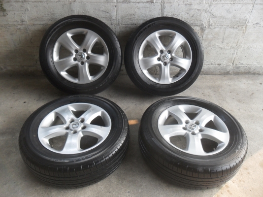 ล้อแม็ก 17นิ้ว 5รู114 ฮอนด้า พร้อมยาง สวยๆ 4 ล้อ ราคา 6700 บาท