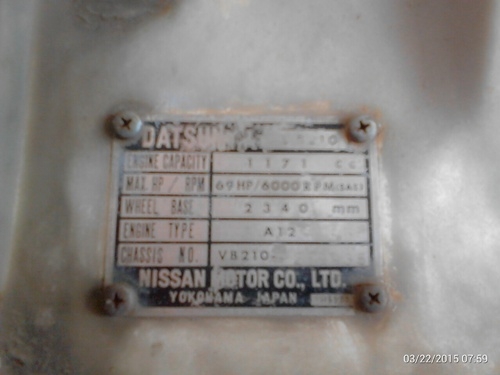 (คลาสสิค) ดัสสัน 120ัy แวน 53,000 (ติดจองครับ)