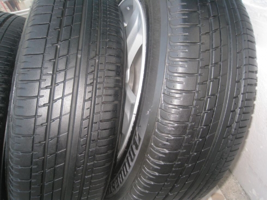 ขายล้อแม็ก Honda city 15"x5.5" 4รู100 et 45 +ยางปี 10 (081-3747940)