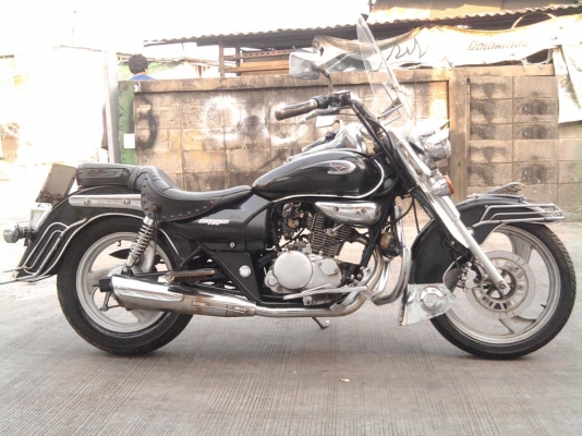 ขออนุญาติขาย  Kawasaki Boss NEW 175 cc. สีดำ ล้อแม็ก