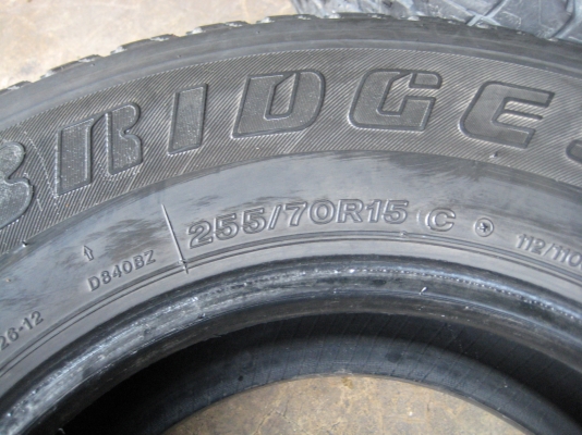 ขายยาง BRIDGESTONE DUELER h/t 840 255/70/15 ปี09 ขายยาง BRIDGESTONE DUELER h/t 840 255/70/15 ปี09