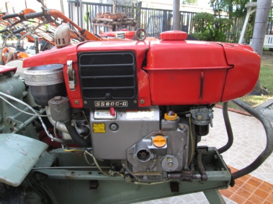 รหัส:12000981รถพรวนดินเดินตามใช้เครื่องดีเชลSS80 1สูบขนาด8.0PSโรตารี่กว้าง65cm.www.nihonmono.com