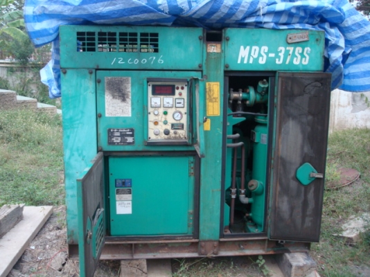 ปั๊มลมสกรูมือสองเก่าญี่ปุ่น DENYO 50 Hp 0833554933