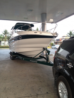เรือยอร์ซสุดหรูเอาไปแบ่งเล่นครับ CROWNLINE 29' แอร์ GEN ครบราคาเบาๆครับ