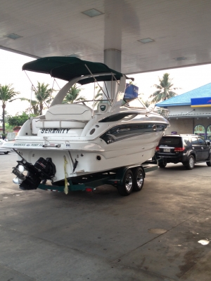 เรือยอร์ซสุดหรูเอาไปแบ่งเล่นครับ CROWNLINE 29' แอร์ GEN ครบราคาเบาๆครับ