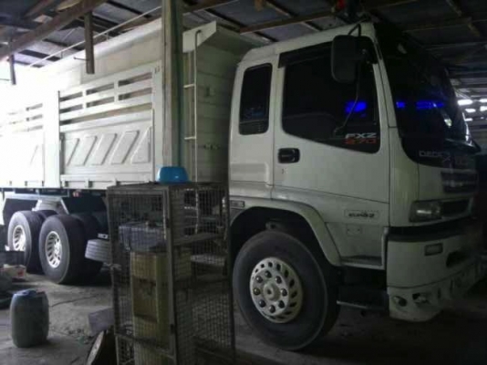 รถอิซูซุ 10 ล้อดั๊ม FXZ 270 แรงม้า  ยูโรทู  ปี 49  สนใจติดต่อ 081 - 6079515