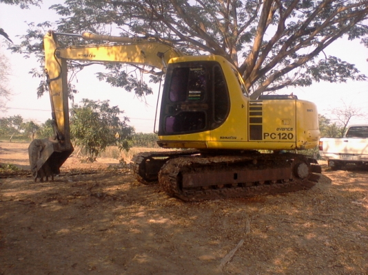 ต้องการขายแม็กโครPC 120  6 เอกสารเล่มทะเบียนรถสวยพร้อมใช้