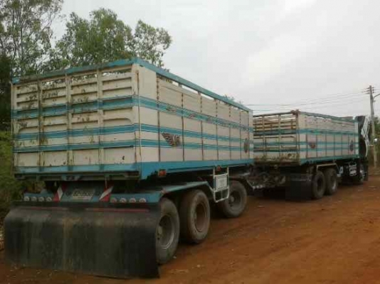 ขายด่วน2พ่วงอลูมิเนี่ยม3เพลา ขายด่วน2พ่วงอลูมิเนี่ยม3เพลา