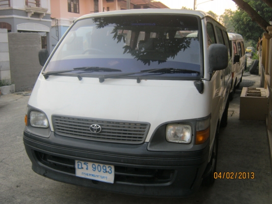 ขายรถตู้โตโยต้าปี 1999 เครื่อง 3.0 ดีเซล เกียร์ธรรมดา