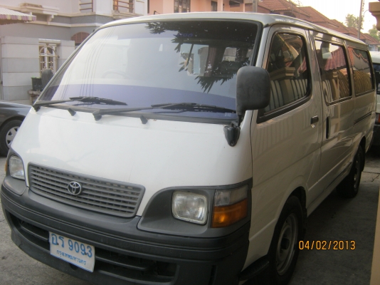 ขายรถตู้โตโยต้าปี 1999 เครื่อง 3.0 ดีเซล เกียร์ธรรมดา