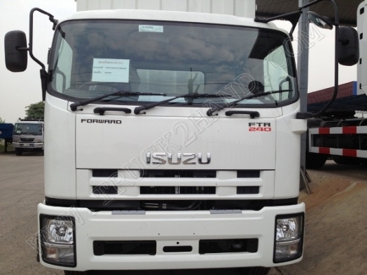รถบรรทุก 6 ล้อบรรทุกตู้ 10 ประตู ยี่ห้อ ISUZU รุ่น FTR 240 แรงม้า//ติดต่อคุณโชคชัย 081-375-4499