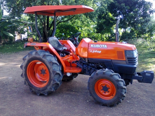 ขายรถไถ คูโบต้า รุ่น L3408 สภาพสวย เครื่องแรงไม่เยิ้ม พร้อมโรตารี่ รุ่น3608