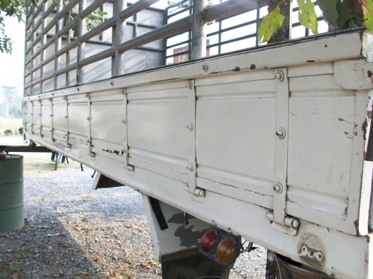 มาอีกแล้วครับ กระบะคาโก้พร้อมคอกแป้ป พื้นเหล็ก ยาว5เมตร ถอดจากฮีโน้