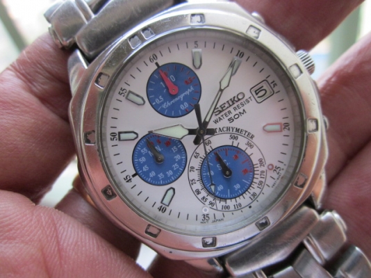 +++++ SEIKO โครโนกราฟจับเวลาสามวงราคาถูก +++++