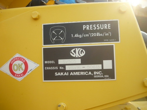 รถบด 10 ตัน Sakai SV505D รถนอกจากอเมริกา ชม.ต่ำ สภาพเกิน 100\% 087 900-0077 รถบด 10 ตัน Sakai SV505D รถนอกจากอเมริกา ชม.ต่ำ สภาพเกิน 100\% 087 900-0077