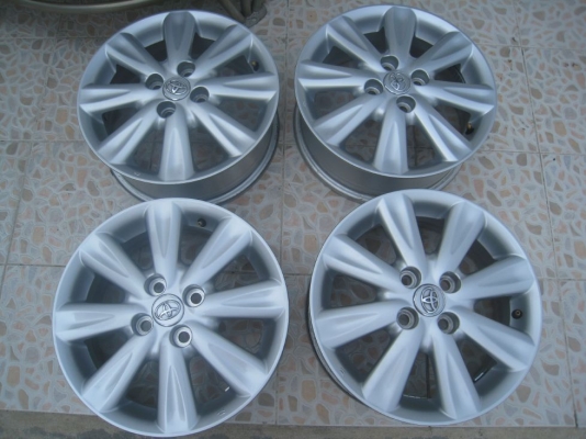ขายล้อแม็กเดิม Toyota Vios 15"x5.5" et 45 4รู100 (081-3747940)