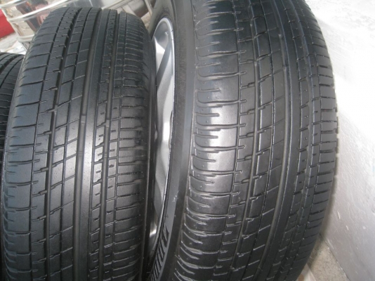 ขายล้อแม็ก Honda city 15"x5.5" 4รู100 et 45 +ยางปี 10 (081-3747940)