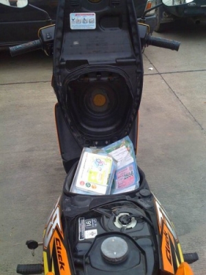 ขาย HONDA CLICK ปี 51 พร้อมล้อแม็กครับ