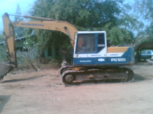 ขายรถแบคโฮ KOMATSU PC-120-5 ไฟฟ้ามี เอกสารใบอิมวอย