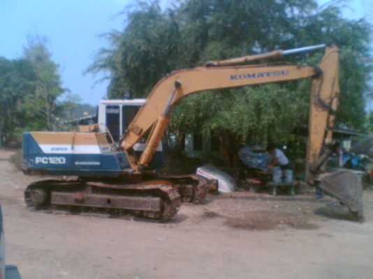 ขายรถแบคโฮ KOMATSU PC-120-5 ไฟฟ้ามี เอกสารใบอิมวอย