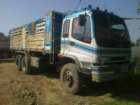ขายรถพ่วง 18 ล้อ 2 เพลา แม่-ลูก กระบะเหล็กดั้ม อู่.ซีทีครัท ISUZU DECA 270 ปี.46 ปรายปี ยูโรทูเครื่องส้ม ตัวแรกสวย