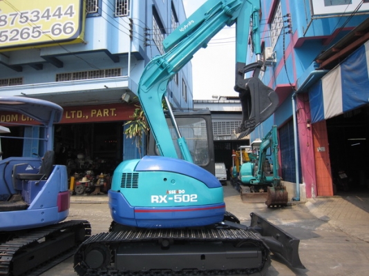 ขาย รถขุดเล็ก KUBOTA รุ่น RX502 แทร็กเหล็ก มือสองญี่ปุ่น