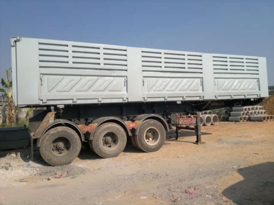 ขายหางเซมิดั้ม 3 เพลา กระบะเหล้ก ยาว 9.50 เมตร อู่.เอส ที สภาพสวย ทะเบียนพร้อม